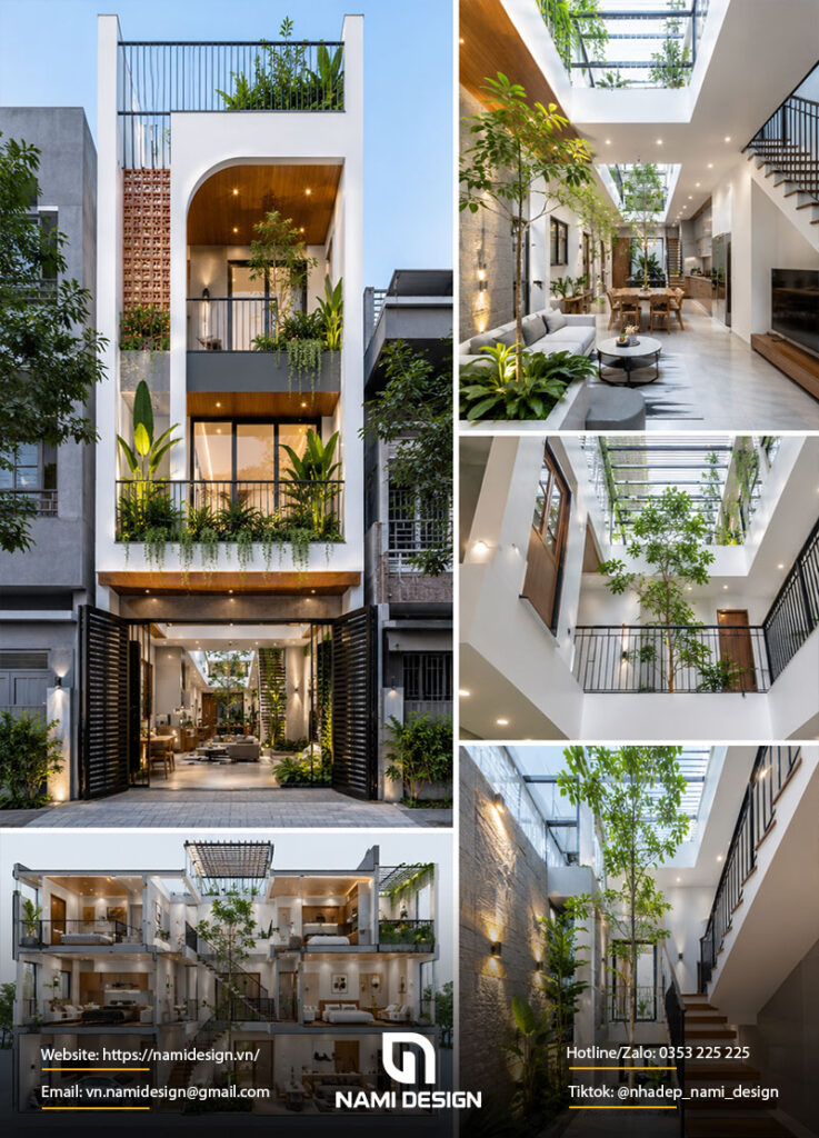 Dự án nhà ống có giếng trời