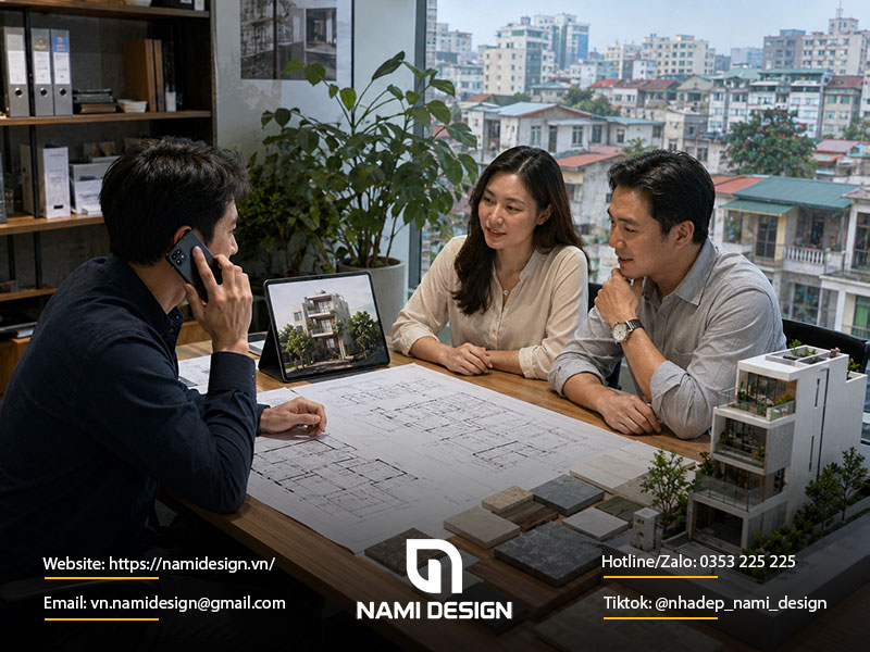 Liên hệ thiết kế nhà đẹp Hà Nội