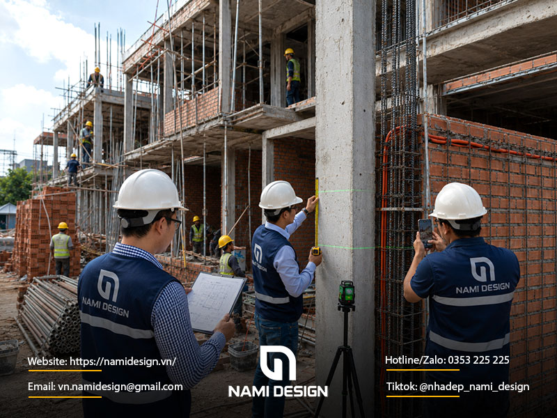 NAMI kiểm soát chất lượng thi công như thế nào