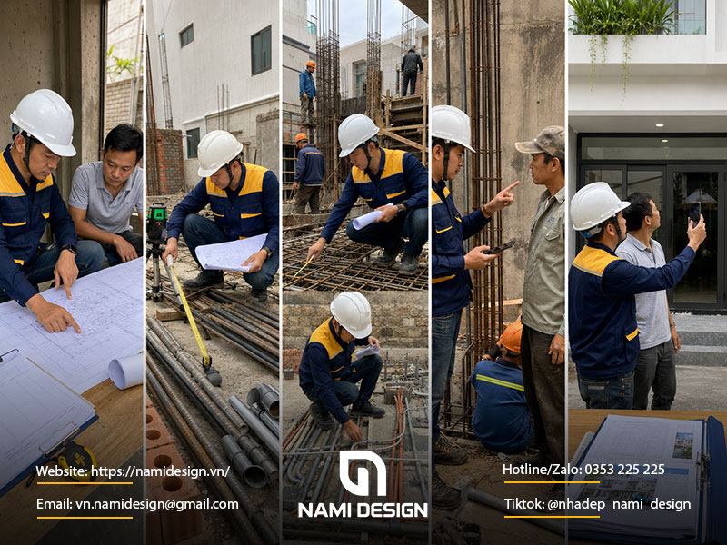 Quy trình giám sát thi công của NAMI