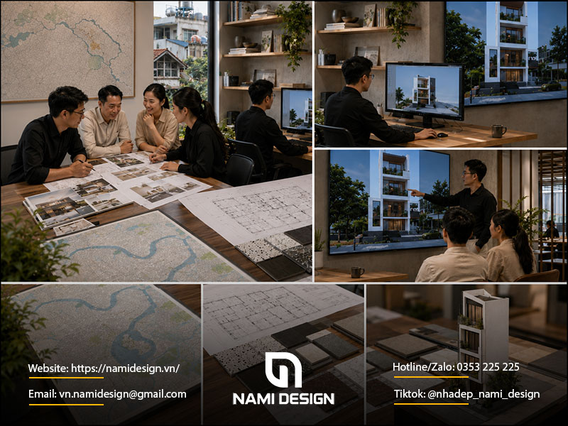 Quy trình thiết kế nhà tại NAMI Design