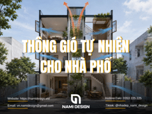 Thông gió tự nhiên cho nhà phố