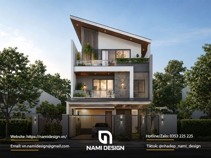 Ví dụ dự toán chi phí xây nhà mái lệch