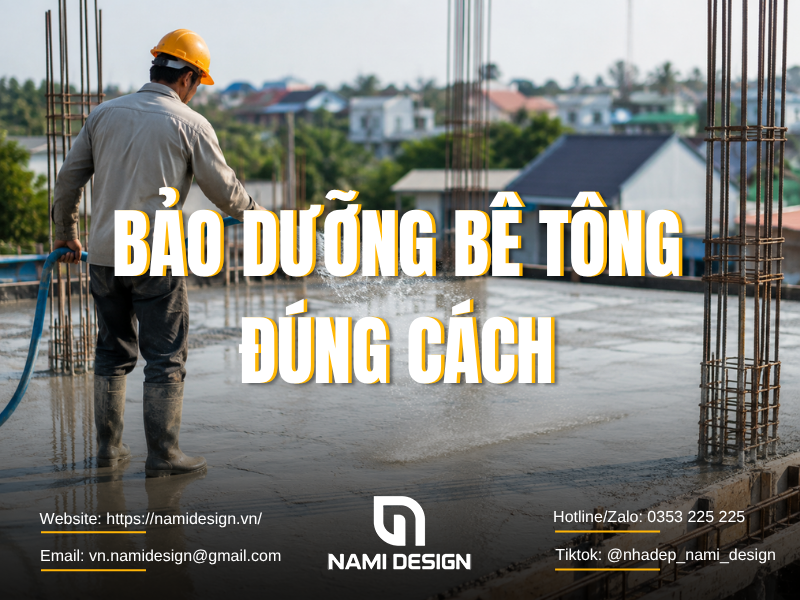 Bảo dưỡng bê tông đúng cách