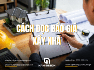 Cách đọc báo giá xây nhà