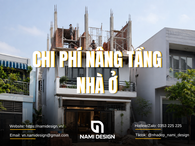 Chi phí nâng tầng nhà ở