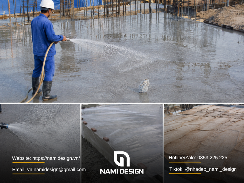 Hướng dẫn bảo dưỡng bê tông đúng cách, đúng kỹ thuật