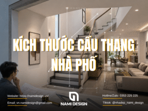 Kích thước cầu thang nhà phố