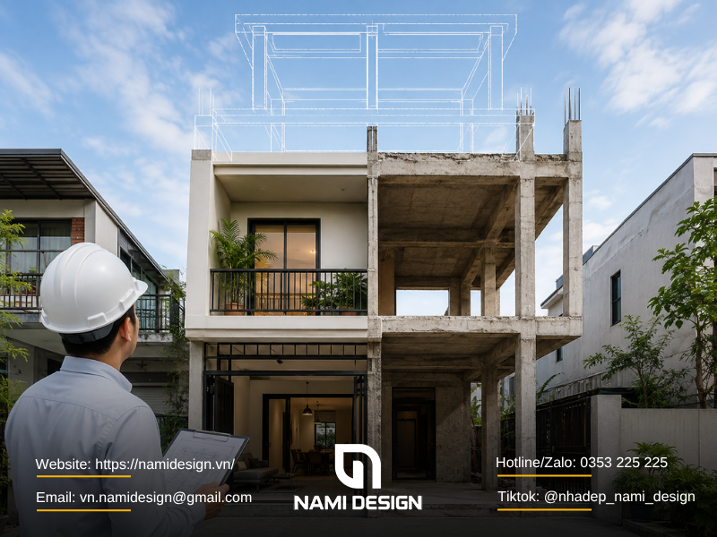 Làm sao biết nhà hiện tại có thể nâng tầng