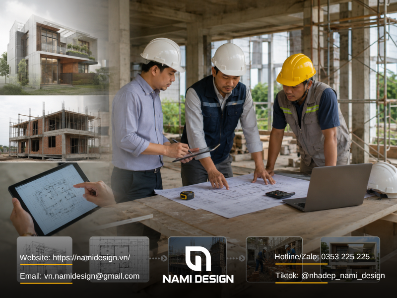 NAMI Design hỗ trợ kiểm soát thiết kế khi thi công như thế nào