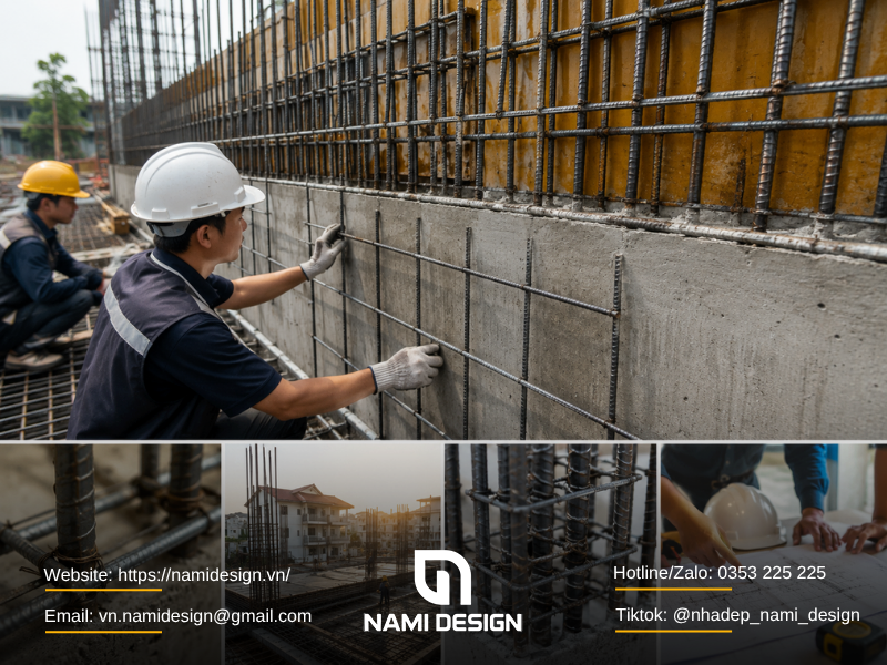 NAMI Design kiểm soát mạch ngừng khi thi công nhà ở như thế nào