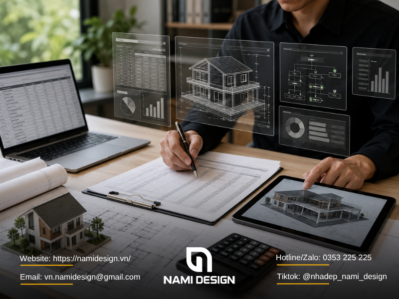 NAMI kiểm soát bảng khối lượng và dự toán như thế nào