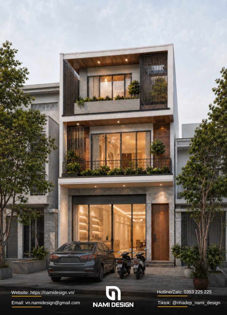 Nhà 3 tầng kinh doanh tầng 1, gia đình ở tầng trên