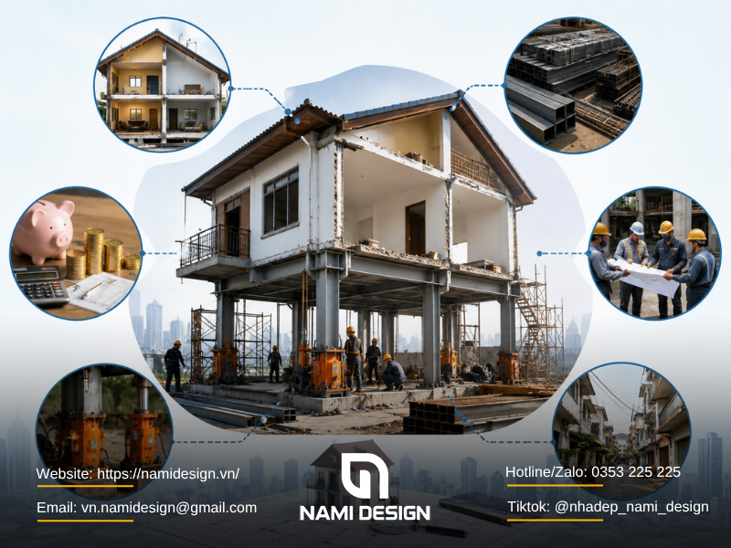 Những yếu tố ảnh hưởng lớn nhất đến giá nâng tầng