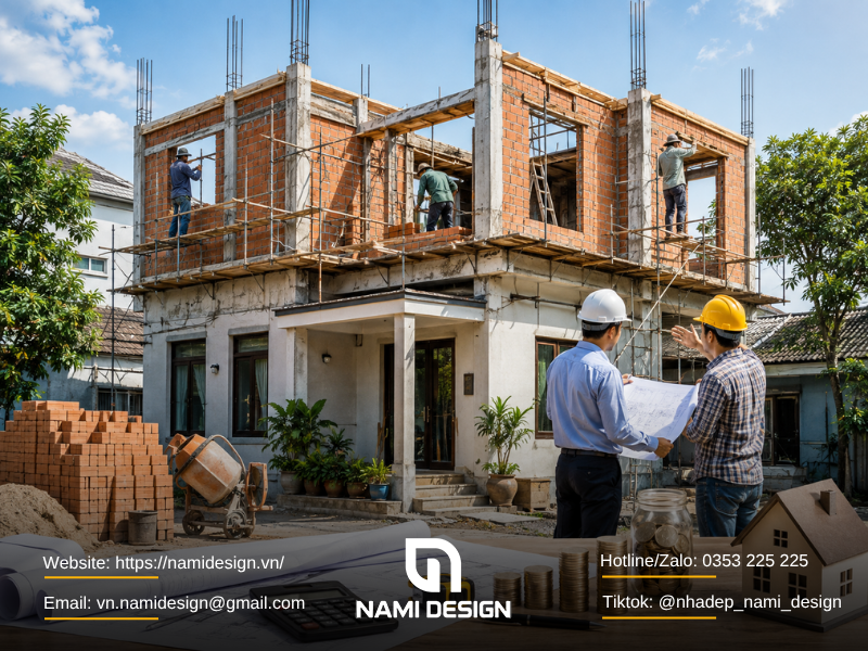 Tổng hợp các chi phí nâng tầng nhà ở chi tiết