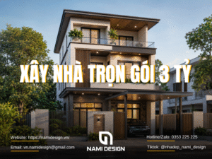 Xây nhà trọn gói 3 tỷ