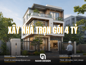 Xây nhà trọn gói 4 tỷ