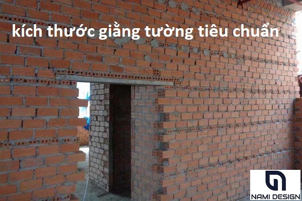 kích thước giằng tường