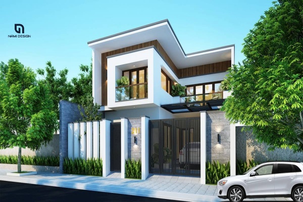 Nhà 2 tầng 4 phòng ngủ