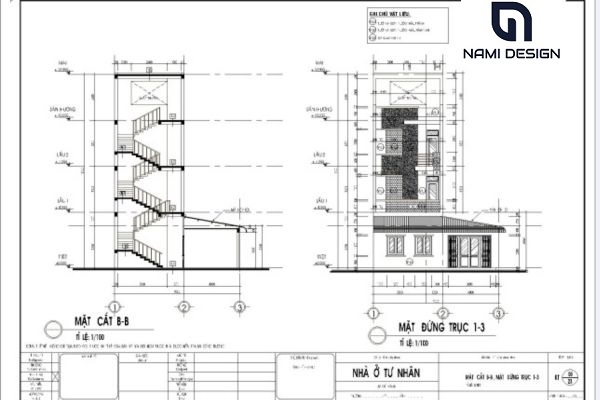 bản vẽ nhà yến kết hợp nhà ở