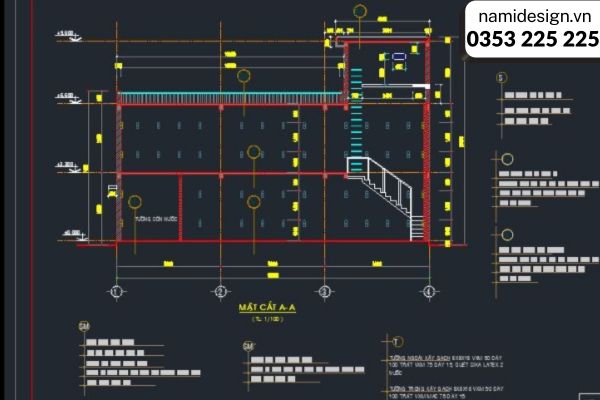 bản vẽ thiết kế nhà yến 2 tầng