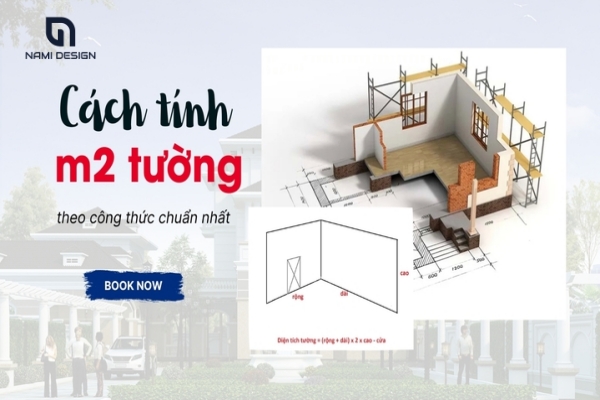 Cách tính m2 tường nhà