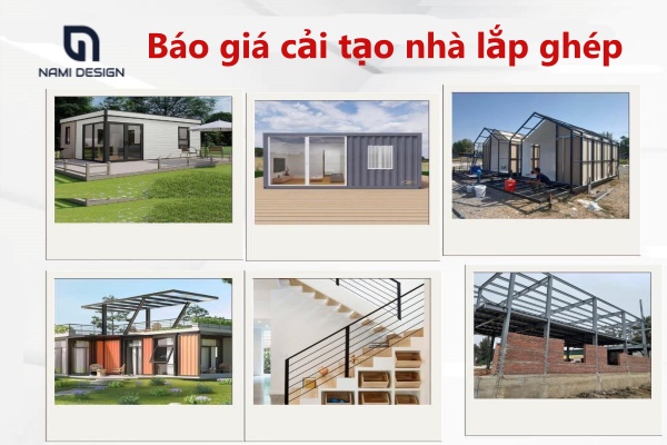 Cập nhật bảng giá cải tạo nhà lắp ghép chi tiết mới nhất