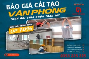 Cải tạo, hoàn thiện nhà trọn gói 8 Giá cải tạo văn phòng