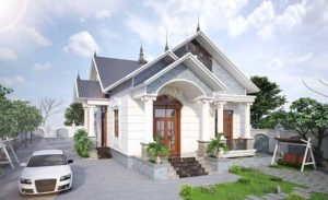 Thiết Kế Nhà 90m2 1 Tầng