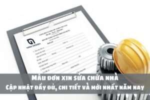 Đơn xin sửa chữa nhà ở
