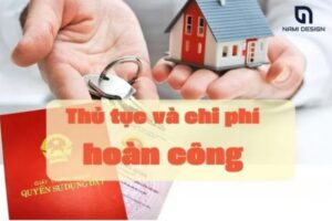Thủ tục và chi phí hoàn công
