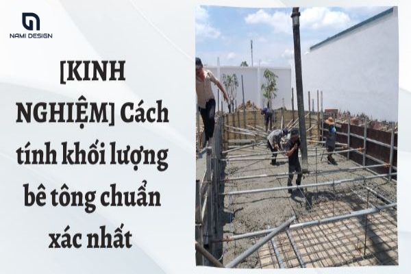 cách tính khối bê tông