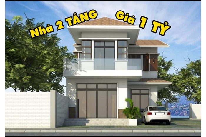 nhà 2 tầng giá 1 tỷ