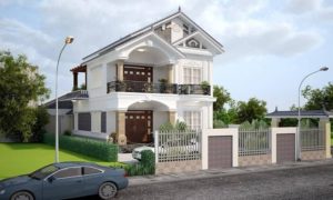 Mẫu nhà tầm 500 triệu thiết kế cổ điển