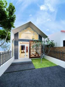 Thiết kế nhà cấp 4 5×15 hiện đại