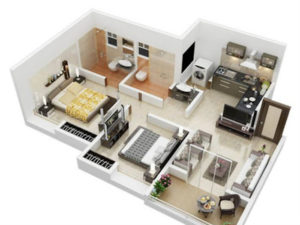 Mẫu nhà cấp 4 giá 300 triệu đẹp 10