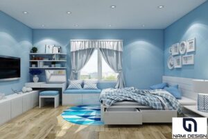 Thiết kế nội thất trọn gói 7 màu sắc nội thất phòng ngủ