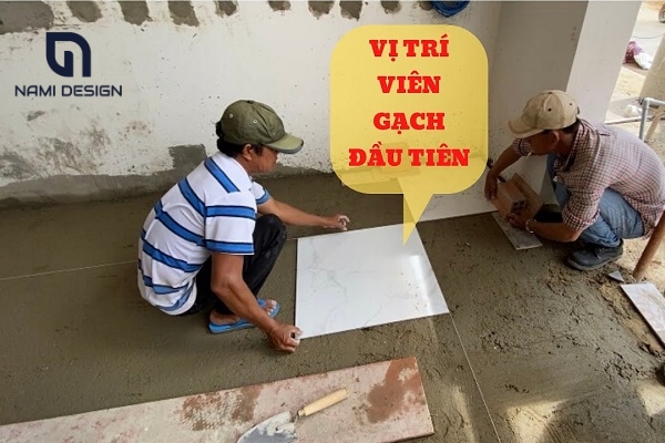 xác định vị trí gạch