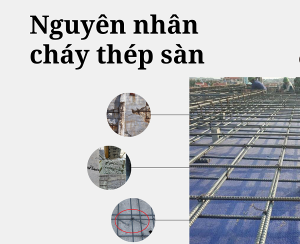 nguyên nhân cháy thép sàn