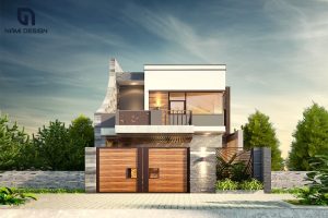 Nhà 1 trệt 1 lầu đơn giản 300 triệu