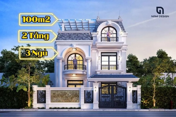Nhà 100m2 2 tầng 3 phòng ngủ