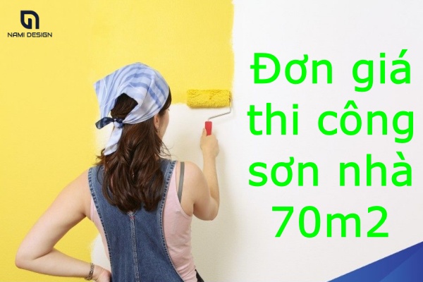 Chi phí sơn nhà 70m2