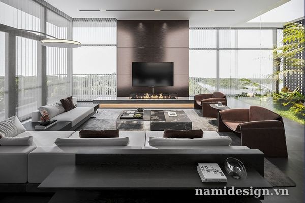 Phong cách nội thất Modern Luxury
