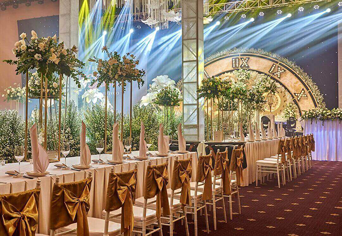 TOP 10 mẫu thiết kế nhà hàng tiệc cưới đẹp nhất mọi thời đại