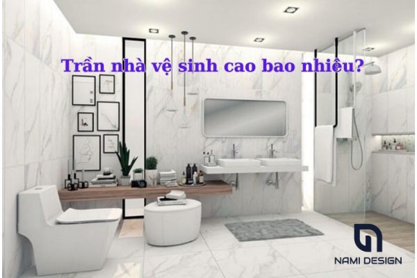 trần nhà vệ sinh cao bao nhiêu