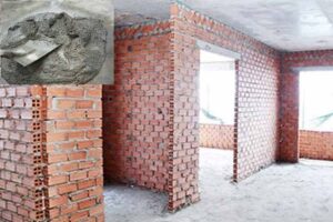 Quy trình thi công xây tường trên sàn không dầm