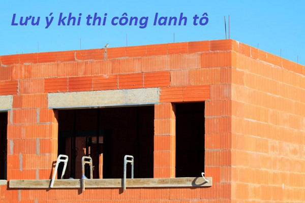 thi công lanh tô